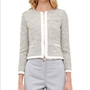 Ted Baker Silver Cropped Jacket